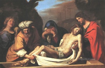 barroco Painting - El Entierro de Cristo Guercino Barroco